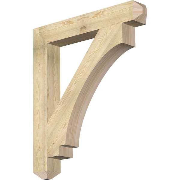 Ekena Millwork Imperial Craftsman Rough Sawn Bracket, Douglas Fir, 6"W x 42"D x 48"H BKT06X42X48IMP04RDF - main
